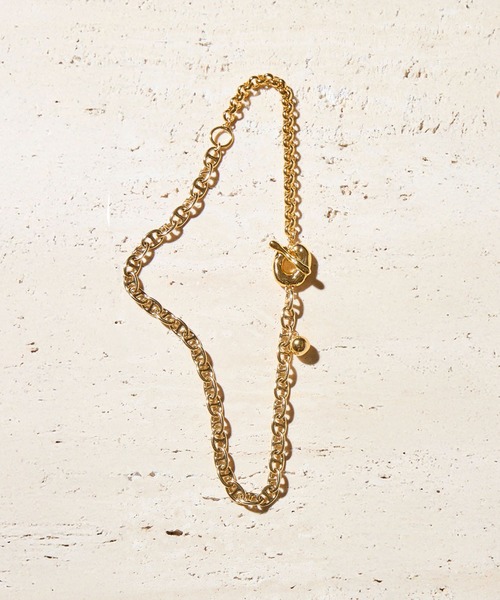 Soierie(ソワリー)の「オーナメント ネックレス / Ornaments necklace(ネックレス・レディース・シルバー/シルバー×ゴールド/ゴールド・FREE)」の3枚目の写真