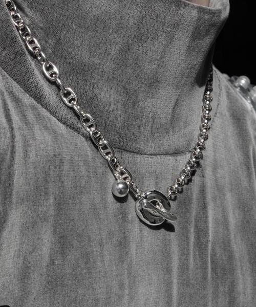 Soierie(ソワリー)の「オーナメント ネックレス / Ornaments necklace(ネックレス・レディース・シルバー/シルバー×ゴールド/ゴールド・FREE)」の8枚目の写真