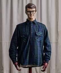 Coffee & Cigarettes（コーヒーアンドシガレッツ）の「10B8 Heavy Flannel One Wash Work Shirt / ヘビーネル ワンウォッシュ ワークシャツ  D（シャツ/ブラウス）」