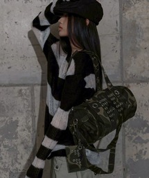 FANCY CLUB | 【FANCY CLUB】FFFF EYELET DUFFLE BAG / 【ファンシークラブ】ＦＦＦＦアイレットダッフルバッグ(ショルダーバッグ)