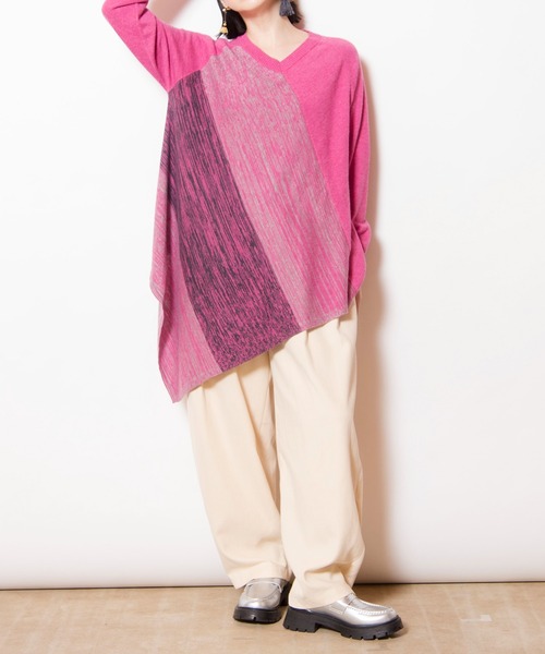 OSMOSIS(オズモーシス)の「タックカーブパンツ(その他パンツ・レディース・イエロー/ライトパープル/アイボリー/ブラック・ONE SIZE)」の11枚目の写真