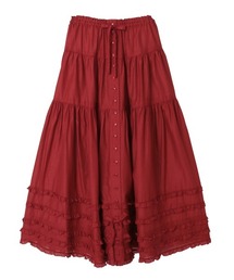 【高級】PINK HOUSE スカート フリル ホワイト 紫 花柄 総柄 日本製 PINK HOUSE｜ピンクハウスのスカート通販 - ZOZOTOWN