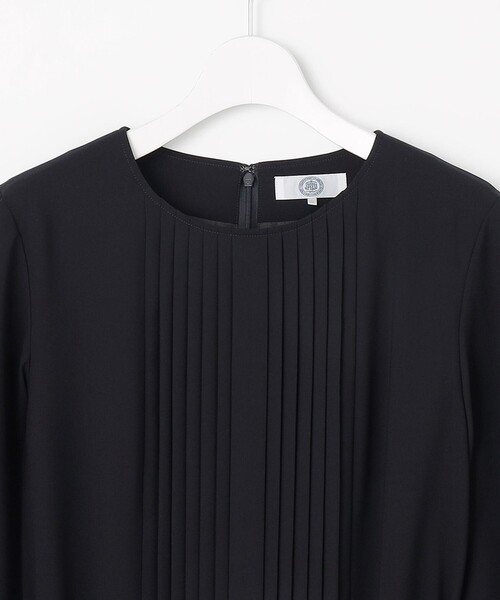 J.PRESS Ladies(J.プレス レディス)の「ノルディス2wayジョーゼット フロントプリーツ ワンピース(ワンピース・レディース・ブラック系/ベージュ系/ネイビー系・S/XS)」の19枚目の写真