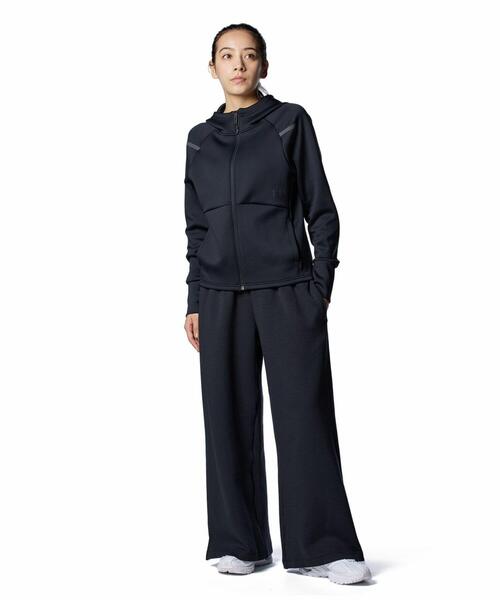 UNDER ARMOUR（アンダーアーマー）の「UAアンストッパブル ワイド パンツ（ライフスタイル/レディース）（その他パンツ・レディース・ブラック・S/M/L/XL）」の3枚目の写真