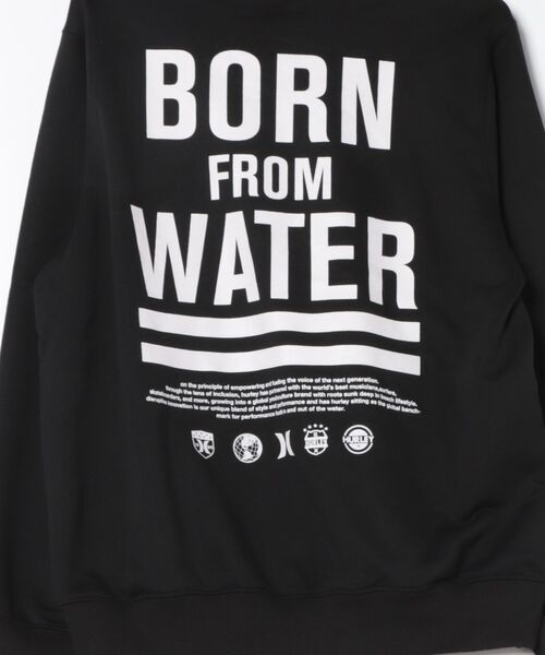 Hurley （ハーレー）の「【Hurley:ハーレー】バックプリントスウェットフーディー　プルオーバーパーカー　吸水速乾　SWEAT BFW HOODIE（パーカー・メンズ・ブラック/ブラウン・SMALL/MEDIUM/LARGE/X-LARGE）」の7枚目の写真