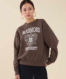 marmors | 【marmors】emblem flockey print sweat(スウェット)