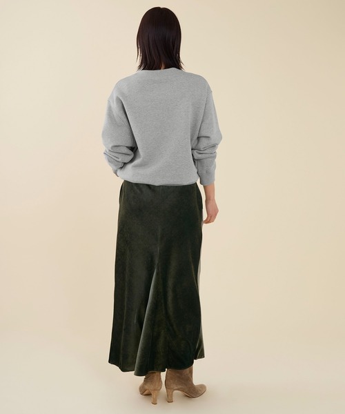 marmors（マルモア）の「【marmors】emblem flockey print sweat（スウェット・レディース・グレー/ブラウン/キャメル・36）」の7枚目の写真