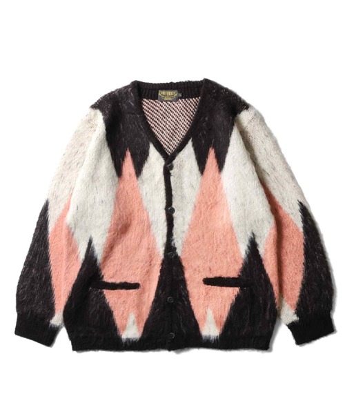 セール】UNIVERD72 モヘアタッチカーディガン(DIAMOND)（カーディガン