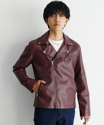 ダブル ライダース レザージャケット」に該当するジャケット/アウター