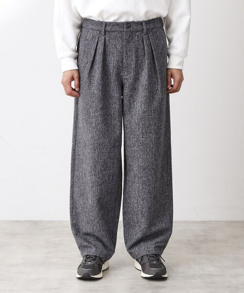 THE SHOP TK (ザ ショップ ティーケー )の「ツイードワイドパンツ 【洗濯機OK/セットアップ可】(その他パンツ・メンズ・キャメル/グレー系その他4・02/03/04)」の16枚目の写真