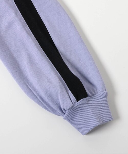 algy（アルジー）の「ナンバリング袖ライントレーナー（スウェット・キッズ・オフホワイト/ラベンダー/ブラック・XX-SMALL/X-SMALL/SMALL/MEDIUM）」の11枚目の写真