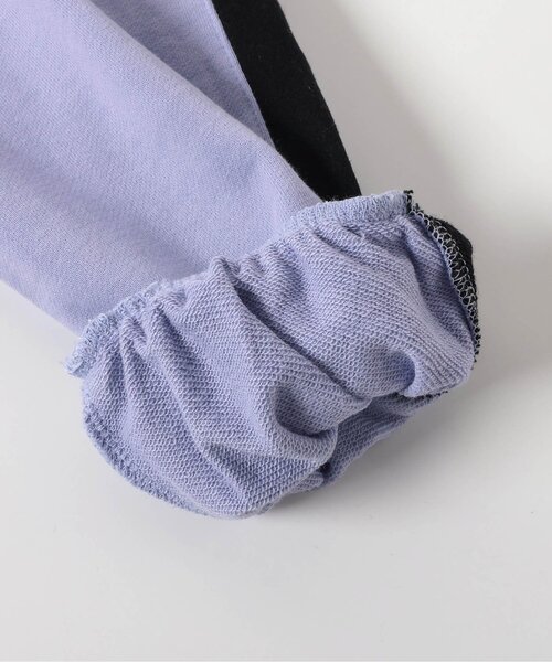 algy（アルジー）の「ナンバリング袖ライントレーナー（スウェット・キッズ・オフホワイト/ラベンダー/ブラック・XX-SMALL/X-SMALL/SMALL/MEDIUM）」の12枚目の写真