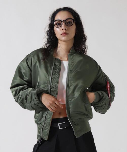 Alpha Industries(アルファインダストリーズ)の「Alpha Industries/アルファインダストリーズ/MA-1 W/ウィメンズ エムエーワン(MA-1・レディース・ローズ系/ブラック/その他10・M/S/XS)」の19枚目の写真