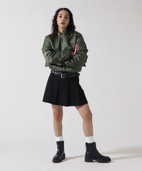 Alpha Industries(アルファインダストリーズ)の「Alpha Industries/アルファインダストリーズ/MA-1 W/ウィメンズ エムエーワン(MA-1・レディース・ローズ系/ブラック/その他10・M/S/XS)」の20枚目の写真