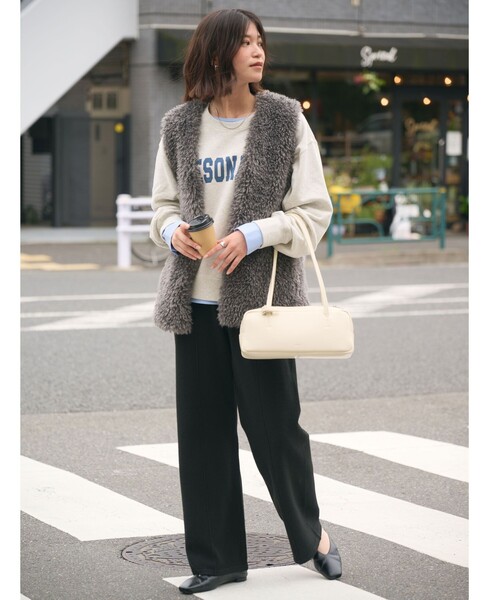 新品未使用　AURALEE ハイゲージ コットンパイル ニットパンツ AURALEE(オーラリー) 23SSWOOL RECYCLE POLYESTER HIGH GAUGE RIB KNIT