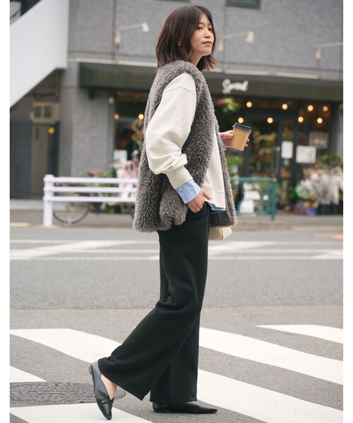 セール】【WEB限定】＜at ease＞ニット パンツ ウォッシャブル（その他