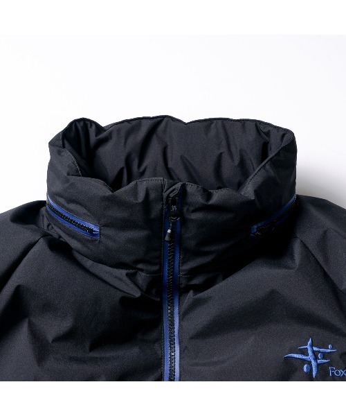 Foxfire(フォックスファイヤー)の「NANGA×Foxfire GORE-TEX WSスタンドカラーダウンジャケット(ダウンジャケット/コート・メンズ・ブラック/ブルー・S/M/L/XL)」の3枚目の写真