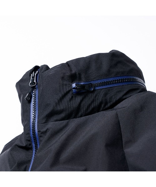 Foxfire(フォックスファイヤー)の「NANGA×Foxfire GORE-TEX WSスタンドカラーダウンジャケット(ダウンジャケット/コート・メンズ・ブラック/ブルー・S/M/L/XL)」の5枚目の写真