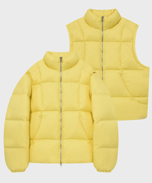 Fallett（ファレット）の「ディタッチャブルダックダウンパファーレモン（ダウンジャケット/コート）」