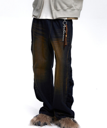 RSSC（アールエスエスシー）の「WRINKLE MIXED CAT WASHING DENIM PANTS - DENIM（デニムパンツ）」