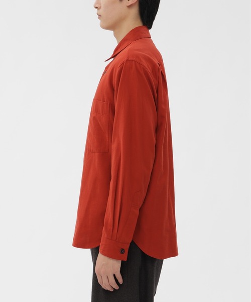 MARGARET HOWELL(マーガレットハウエル)の「COTTON CASHMERE TWILL(シャツ/ブラウス・メンズ・レッド・SMALL/MEDIUM/LARGE)」の4枚目の写真