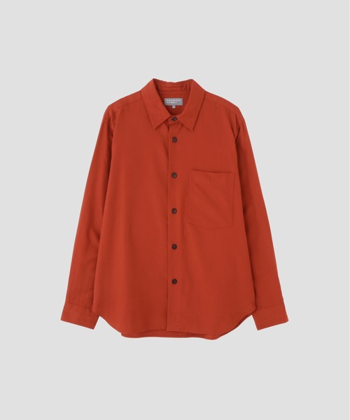 MARGARET HOWELL(マーガレットハウエル)の「COTTON CASHMERE TWILL(シャツ/ブラウス・メンズ・レッド・SMALL/MEDIUM/LARGE)」の6枚目の写真