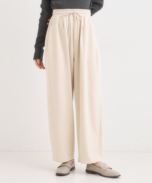 Cutie Blonde（キューティーブロンド）の「スエード調カーブパンツ（その他パンツ・レディース・チャコールグレー/オフホワイト・04/03/02/01）」の3枚目の写真