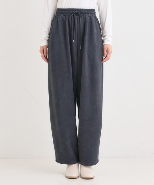 Cutie Blonde（キューティーブロンド）の「スエード調カーブパンツ（その他パンツ・レディース・チャコールグレー/オフホワイト・04/03/02/01）」の11枚目の写真