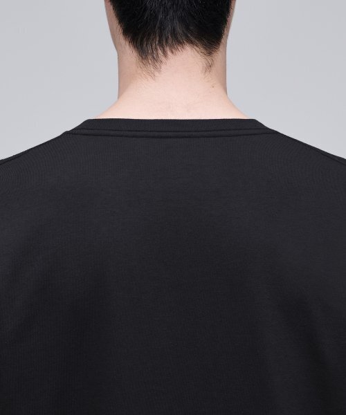 MUSINSA STANDARD（ムシンサスタンダード）の「レイヤードクルーネック長袖Tシャツ_通常丈 [ブラック]（Tシャツ/カットソー・メンズ・その他・SMALL/MEDIUM/LARGE/X-LARGE/XX-LARGE/X-SMALL）」の6枚目の写真