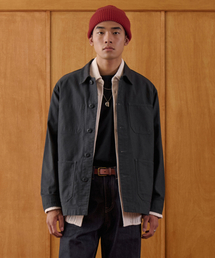バックサテンショートジャケット [ダークグレー]