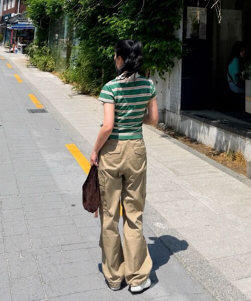MUSINSA STANDARD WOMAN（ムシンサスタンダードウーマン）の「ウィメンズワイドカーゴパンツ[ベージュ]（スウェットパンツ・レディース・その他・30/24/25/26/27/28/29）」の15枚目の写真