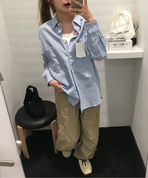 MUSINSA STANDARD WOMAN（ムシンサスタンダードウーマン）の「ウィメンズワイドカーゴパンツ[ベージュ]（スウェットパンツ・レディース・その他・30/24/25/26/27/28/29）」の17枚目の写真