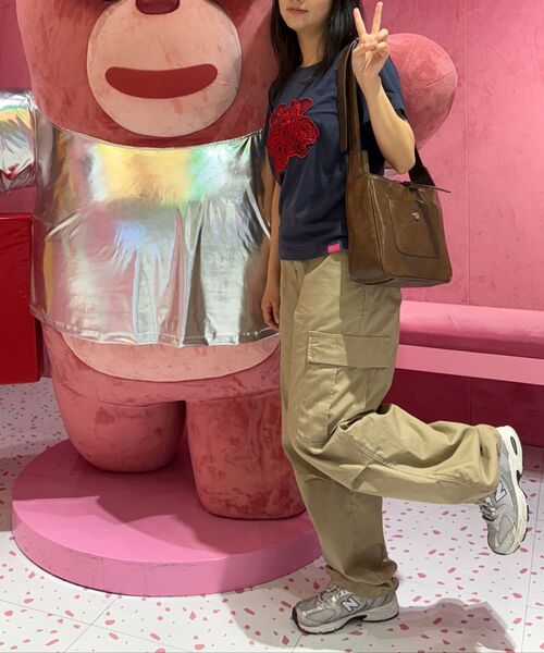 MUSINSA STANDARD WOMAN（ムシンサスタンダードウーマン）の「ウィメンズワイドカーゴパンツ[ベージュ]（スウェットパンツ・レディース・その他・30/24/25/26/27/28/29）」の18枚目の写真