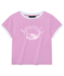 ペインティングリンガーTシャツ[ピンク]