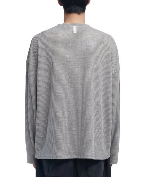 NOMANUAL（NOMANUAL）の「S.N.A KNIT LONG SLEEVE - OATMEAL（ニット/セーター・メンズ・その他・MEDIUM/LARGE）」の3枚目の写真