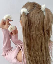 WEGO | WEGO/【4点セット】シャギ-ニットヘアゴム(ヘアゴム)