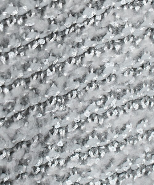 AEWEN MATOPH(イウエン マトフ)の「<AEWEN MATOPH>ハートスパンコール シャーリングVネックニット(ニット/セーター・レディース・ブラック/グレー・FREE)」の22枚目の写真