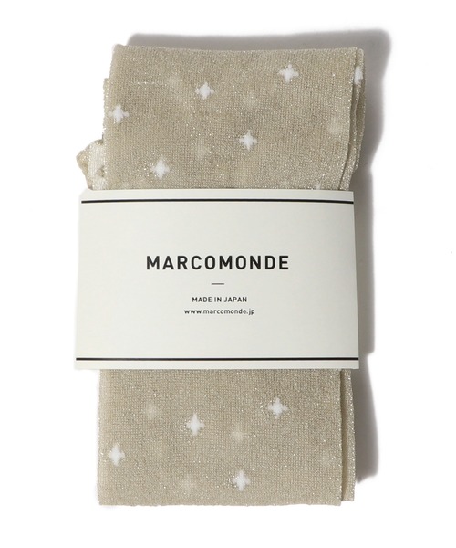 MARCOMONDE(マルコモンド)の「MARCOMONDE / ラメタイツ(タイツ/ストッキング・レディース・ベージュ/ダークブラウン・FREE)」の1枚目の写真