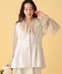 Elura | ≪入卒/セレモニー/通勤≫ダブルクロスジレ/603863(ベスト)