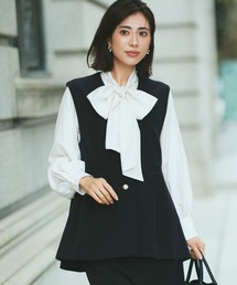 Elura | ≪入卒/セレモニー/通勤≫ダブルクロスジレ/603863(ベスト)