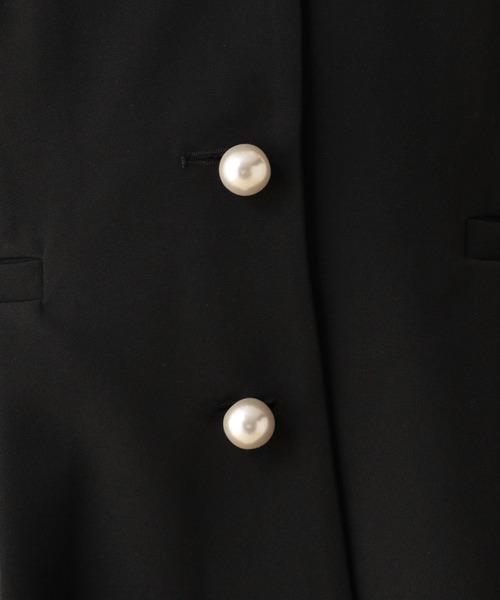 Elura（エルーラ）の「≪入卒/セレモニー/通勤≫ダブルクロスジレ/603863（ベスト・レディース・ブラック/アイボリー/ネイビー・FREE）」の22枚目の写真