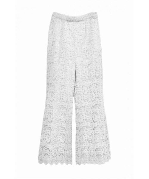 HONEY MI HONEY(ハニーミーハニー)の「brush lace scallop flare pants(その他パンツ・レディース・オフホワイト・FREE)」の9枚目の写真