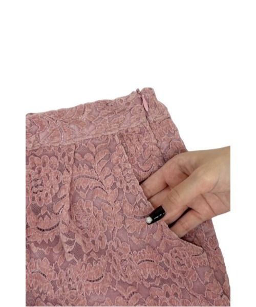 HONEY MI HONEY(ハニーミーハニー)の「brush lace scallop flare pants(その他パンツ・レディース・オフホワイト・FREE)」の4枚目の写真