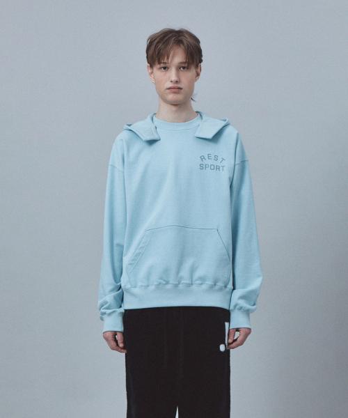 Rest&Recreation(レストアンドレクリエーション)の「HOODED SWEATSHIRT - SKY BLUE(パーカー・メンズ・その他・ONE)」の3枚目の写真