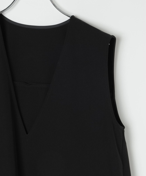 GLOBAL WORK（グローバルワーク）の「ストレッチベスト＊ブラウス＊パンツセット/581026（セットアップ・レディース・ブラック/グレー系その他6/ネイビー・SMALL/MEDIUM/LARGE）」の22枚目の写真