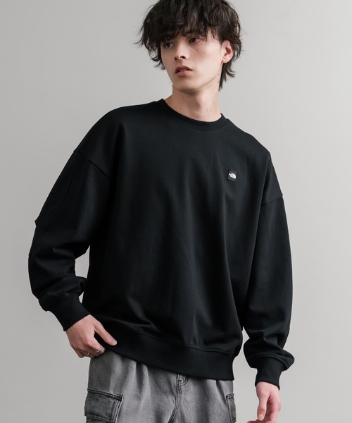 THE NORTH FACE(ザノースフェイス)の「新色追加 日本未展開モデル WHITE LABEL THE NORTH FACE ESSENTIAL SWEATSHIRTS ルーズフィットワンポイントロゴスウェットトレーナー(スウェット・メンズ・グレー/ブラック/ブラウン・M/L/XL/S/XXL)」の5枚目の写真