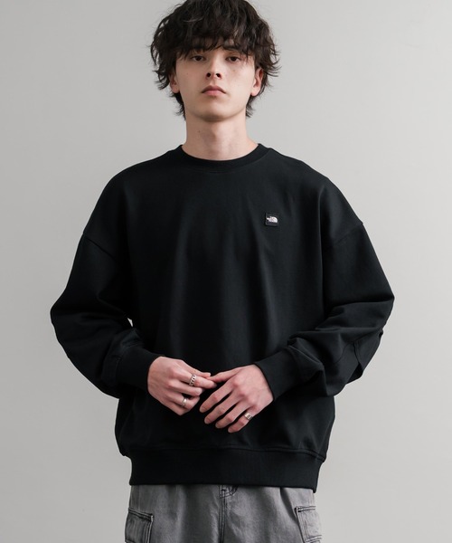 THE NORTH FACE(ザノースフェイス)の「新色追加 日本未展開モデル WHITE LABEL THE NORTH FACE ESSENTIAL SWEATSHIRTS ルーズフィットワンポイントロゴスウェットトレーナー(スウェット・メンズ・グレー/ブラック/ブラウン・M/L/XL/S/XXL)」の6枚目の写真