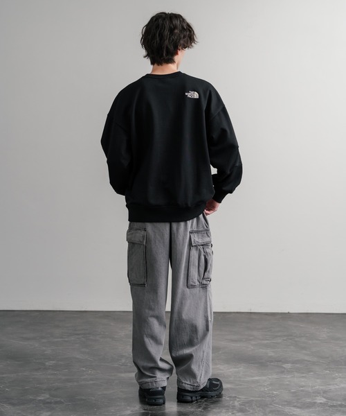 THE NORTH FACE(ザノースフェイス)の「新色追加 日本未展開モデル WHITE LABEL THE NORTH FACE ESSENTIAL SWEATSHIRTS ルーズフィットワンポイントロゴスウェットトレーナー(スウェット・メンズ・グレー/ブラック/ブラウン・M/L/XL/S/XXL)」の8枚目の写真