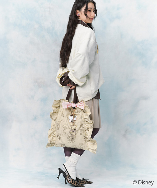 Disney（ディズニー）の「【Disney】くまのプーさん/フリルトートバッグ（トートバッグ・レディース・ベージュ/オフホワイト・FREE）」の15枚目の写真