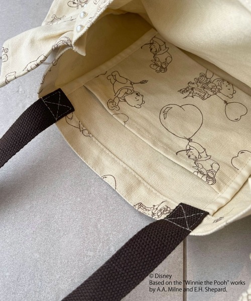 Disney（ディズニー）の「【Disney】くまのプーさん/フリルトートバッグ（トートバッグ・レディース・ベージュ/オフホワイト・FREE）」の17枚目の写真